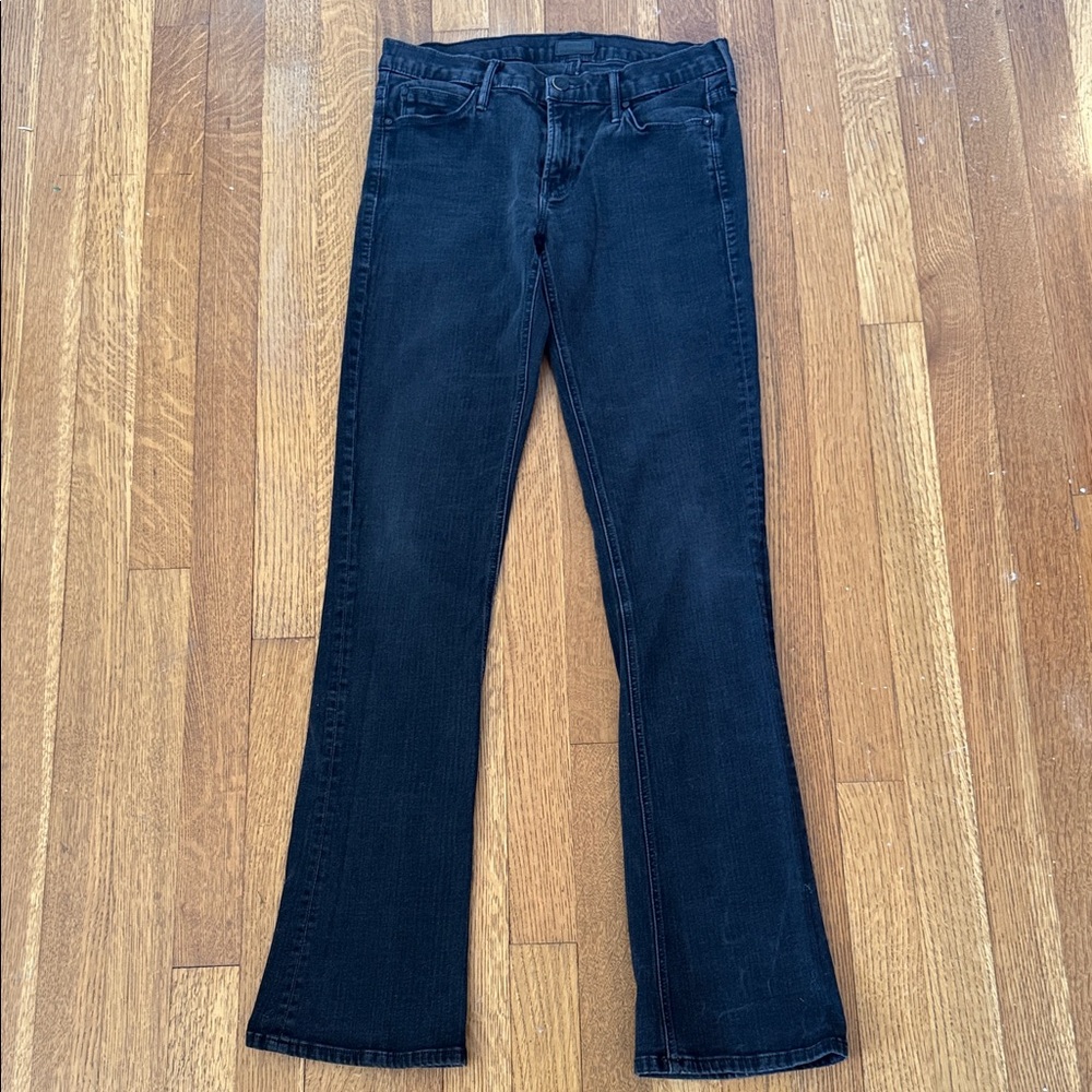 Mother Jeans The Runaway Dashing & Dangerous Black Size 27 Womens Low/Mid Rise